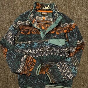 Patagonia Synchilla Blue and Orange Fleece